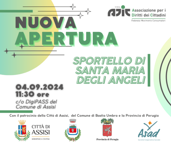Inaugurazione dello Sportello ADiC di Santa Maria degli Angeli Inaugurazione dello Sportello ADiC di Santa Maria degli Angeli